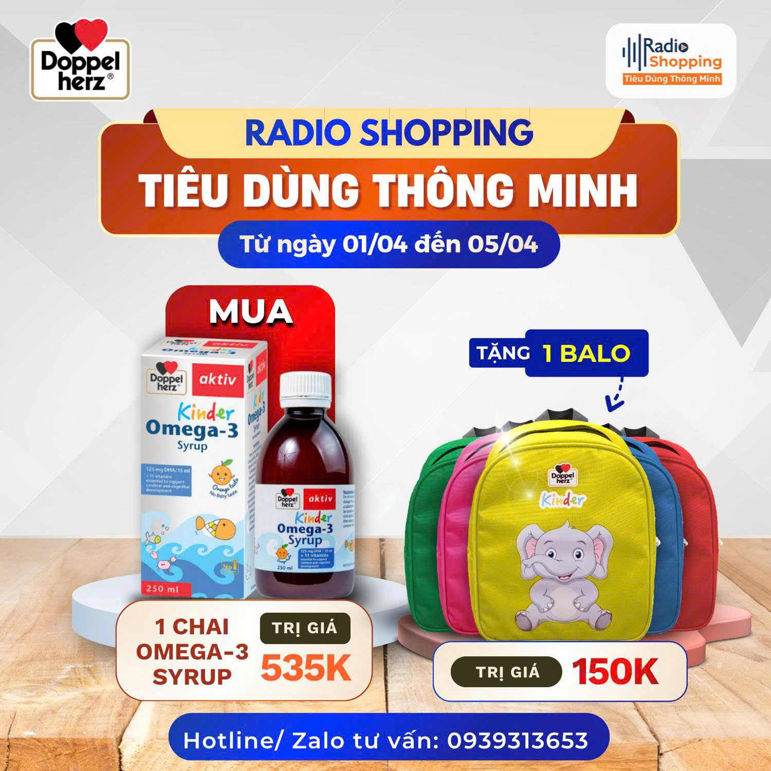 TPBVSK Doppelherz Aktiv Kinder Omega 3 syrup